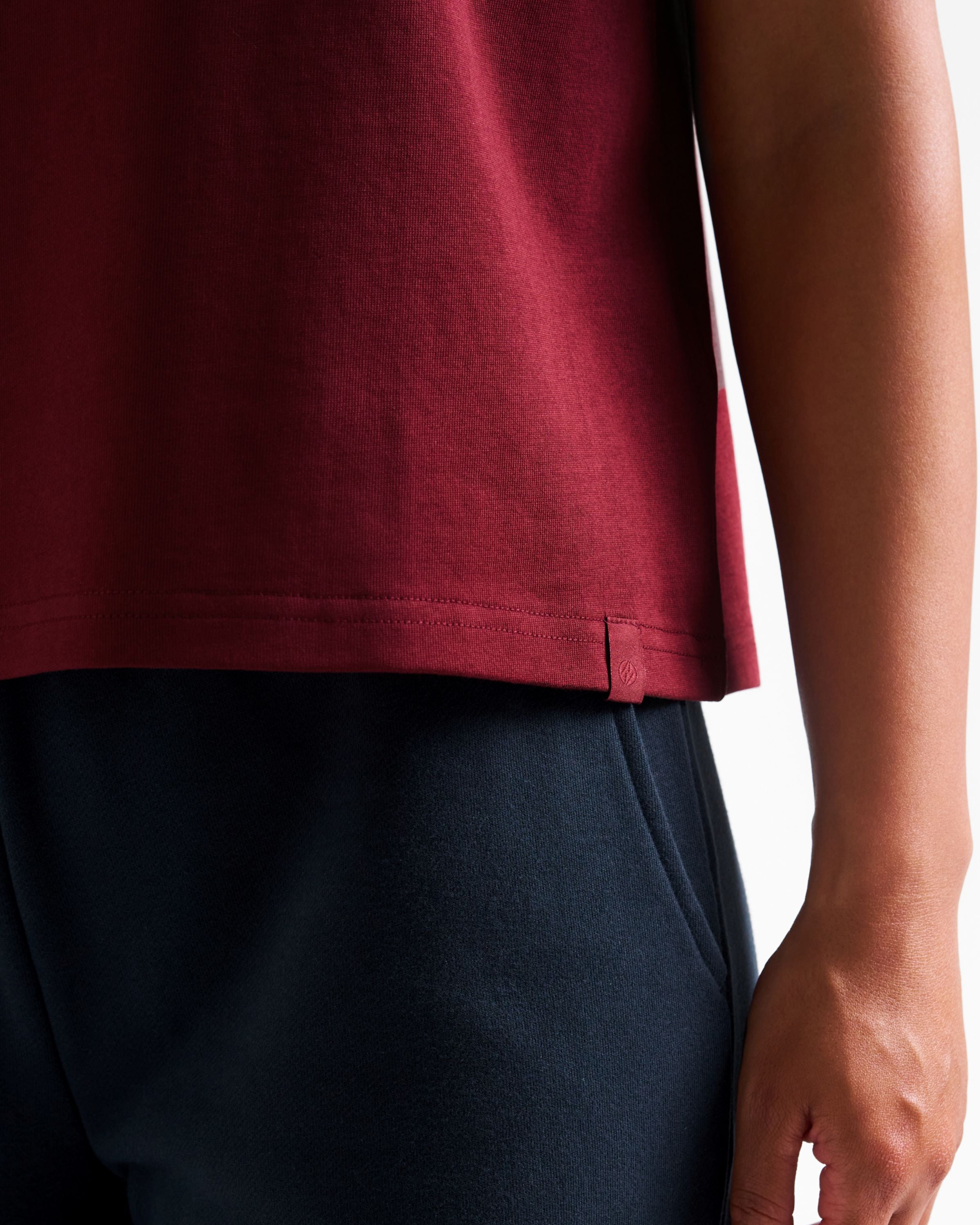 All-Day-Wear Box Tee Cabernet