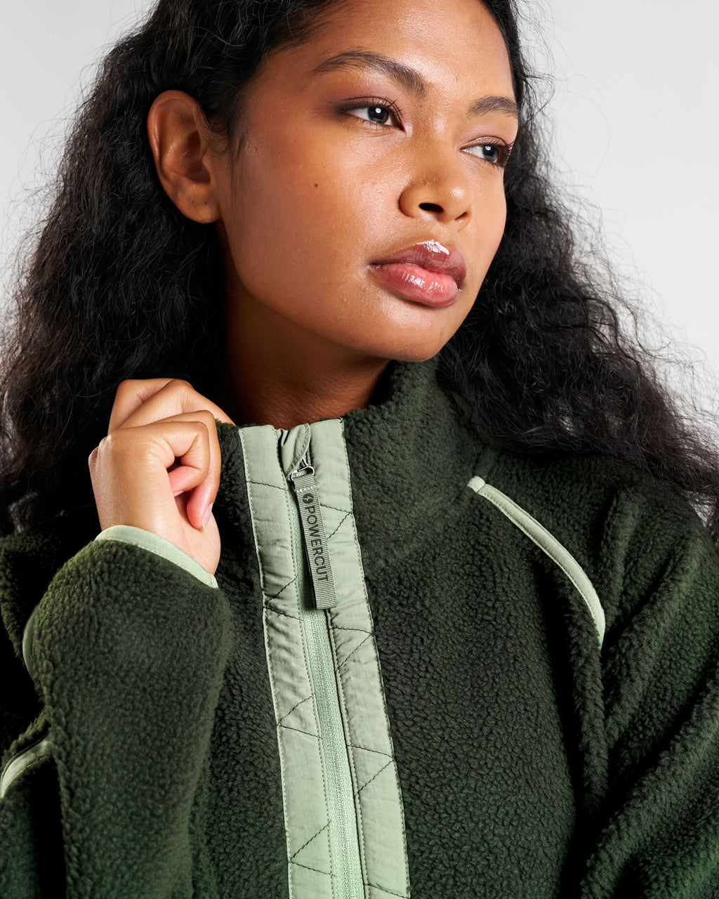 Ascend Quarter Zip Fleece Forest Green