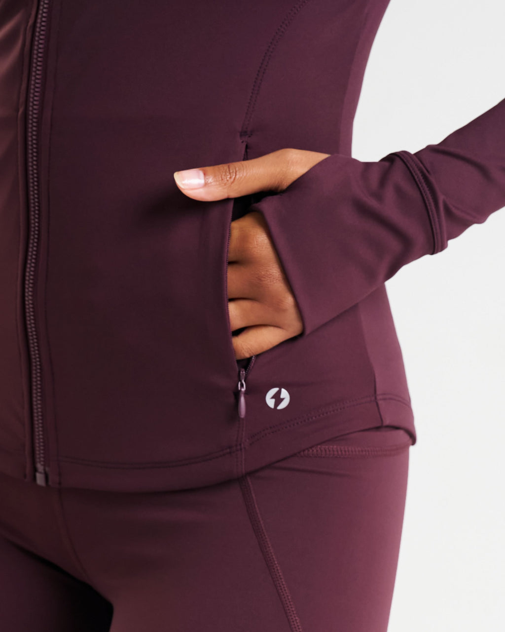 RNG2 Zip Through Jacket Dark Burgundy