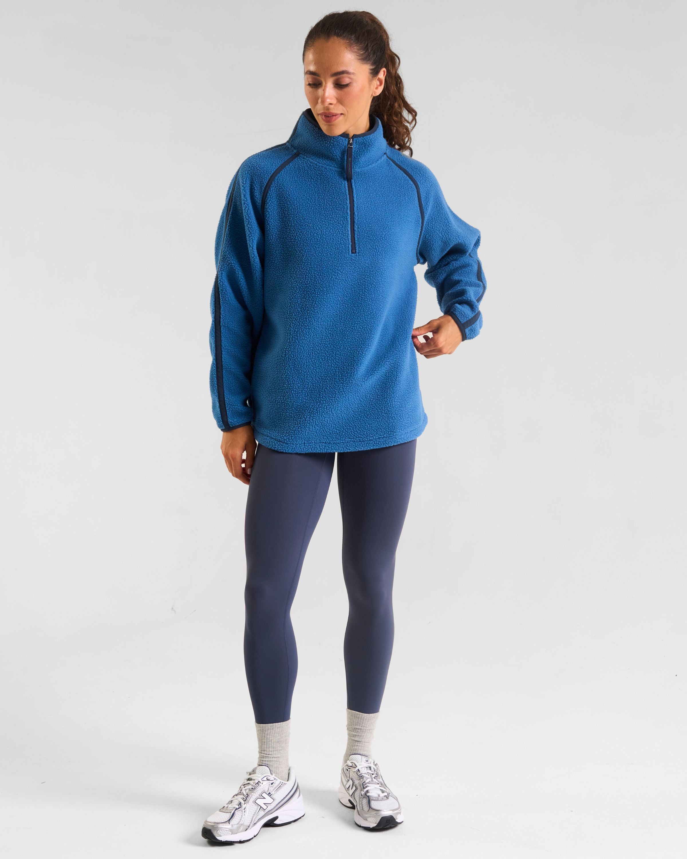 Ascend 1/4 Zip Fleece Midnight Blue