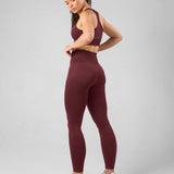 SOLID Seamless Leggings Cherry Lacquer