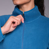 Ascend 1/4 Zip Fleece Vintage Blue