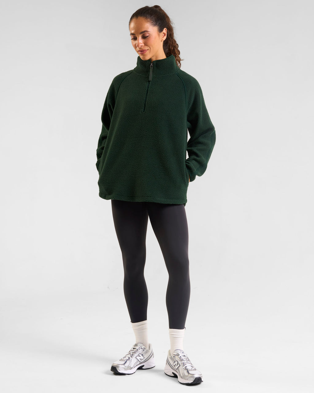 Ascend 1/4 Zip Fleece Heritage Green
