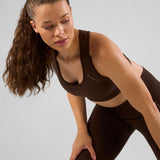 SOLID Seamless Sports Bra Espresso