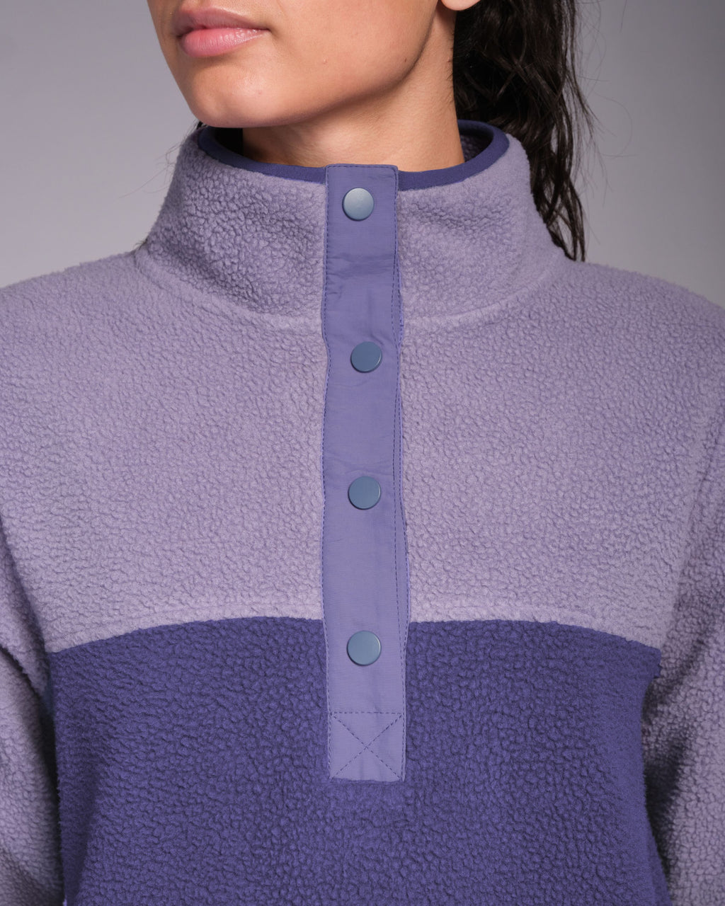 Ascend Half Snap Fleece Purple Haze
