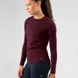 Core Long Sleeve Top Cherry Lacquer