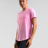 Core Lyocell Blend Active T-Shirt Pink Glow