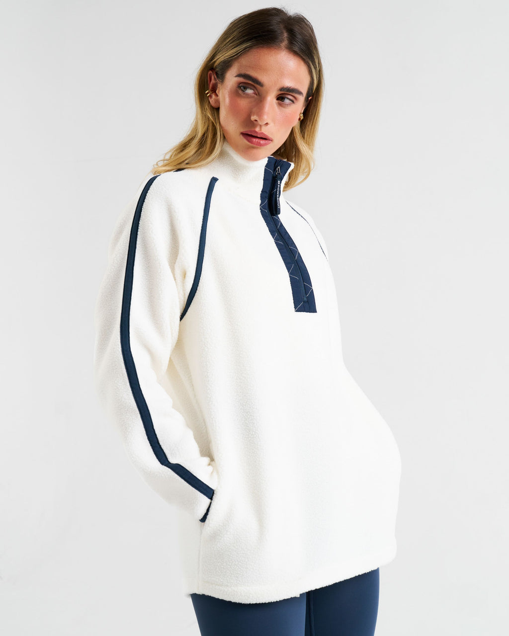 Ascend 1/4 Zip Fleece Coconut Milk
