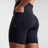 Sculpt High-Waisted 6" Shorts Black