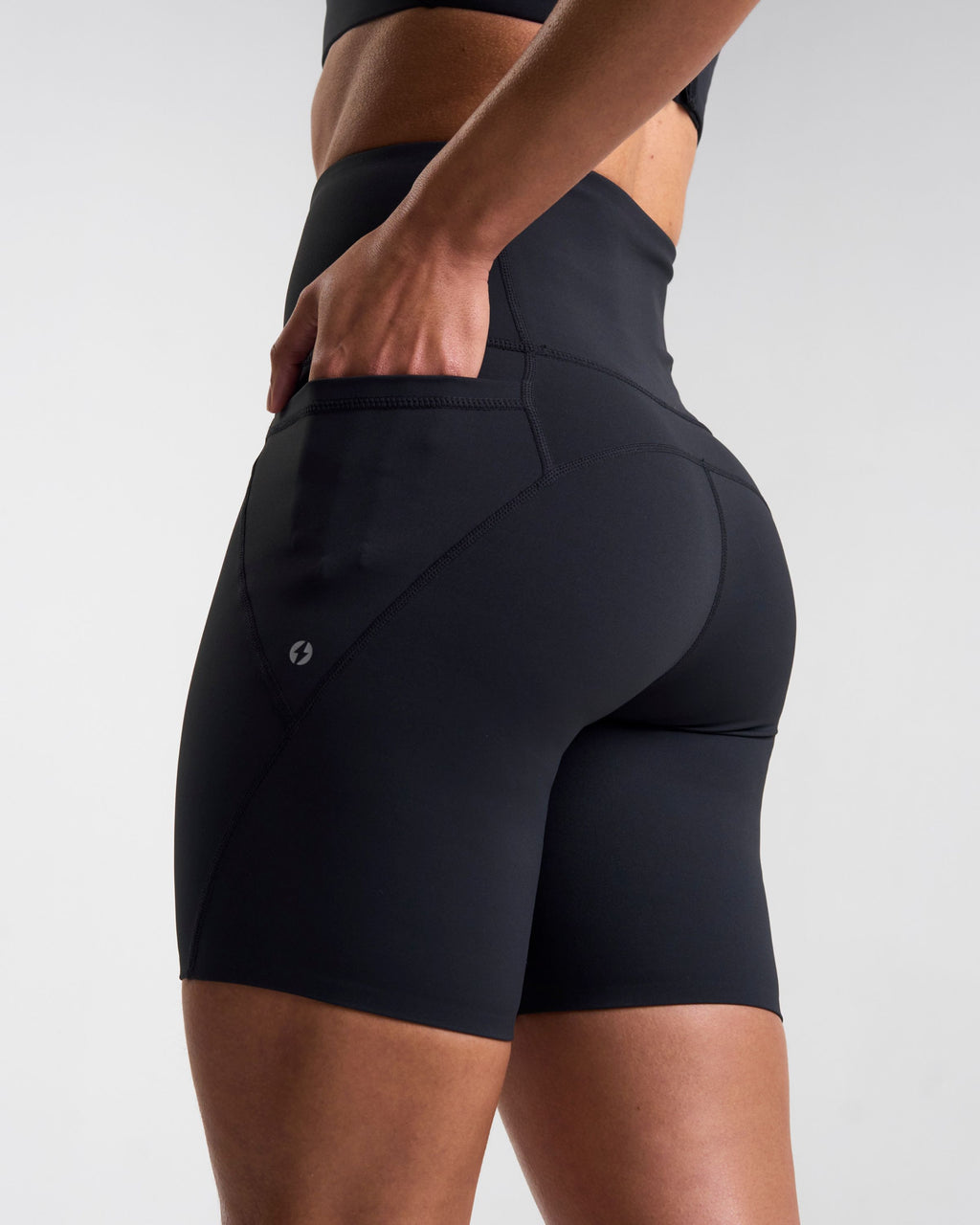 Sculpt High-Waisted 6" Shorts Black