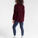 Ascend 1/4 Zip Fleece Cherry Lacquer