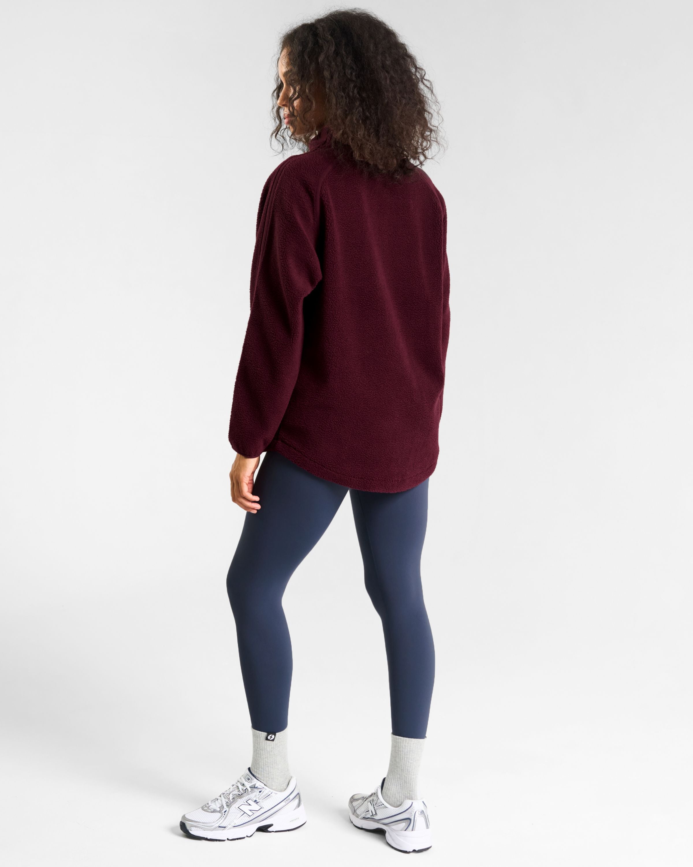 Ascend 1/4 Zip Fleece Cherry Lacquer