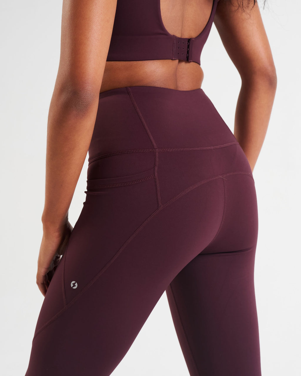 Sculpt High-Waisted Leggings Dark Burgundy