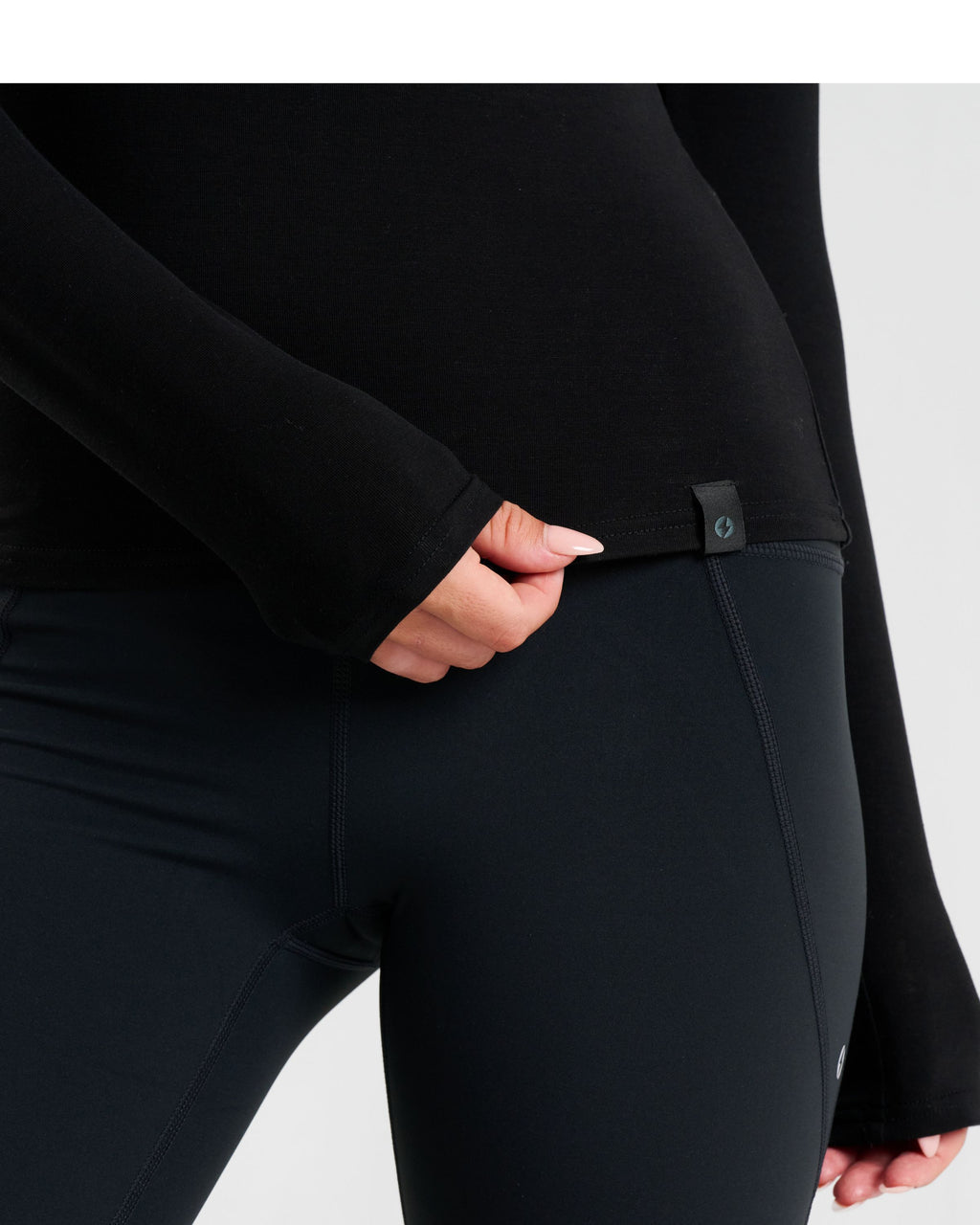 Base Merino Long Sleeve Top Black