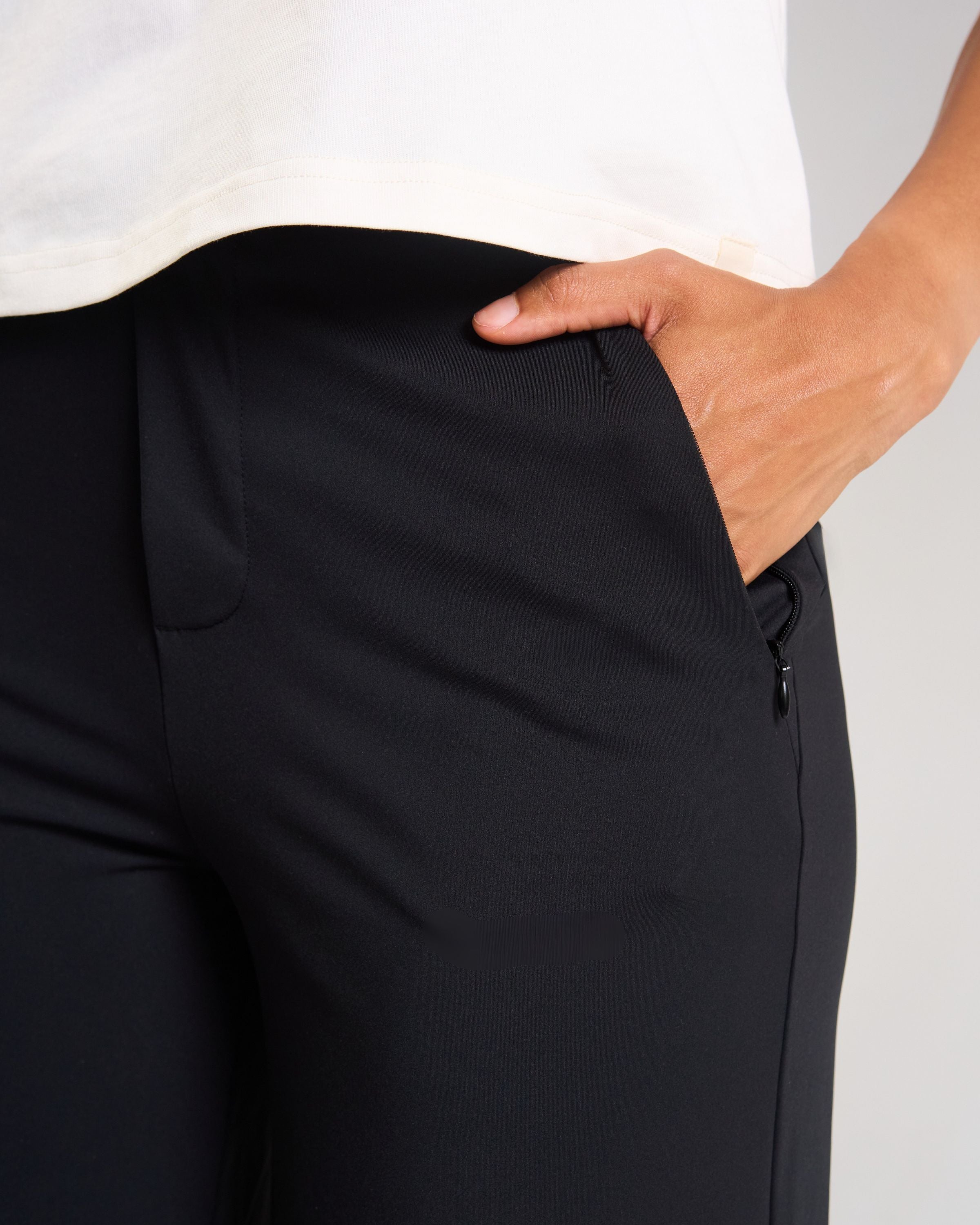 All-Day-Wear Wide Leg Trouser Black