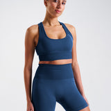 SOLID Seamless 6" Short Dark Blue