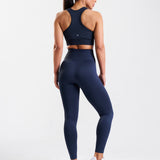 SOLID Seamless Sports Bra Outerspace Navy