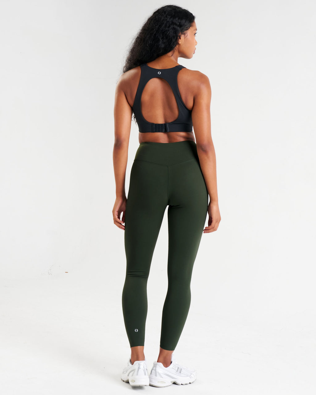 Sculpt V-Waist Leggings Forest Green