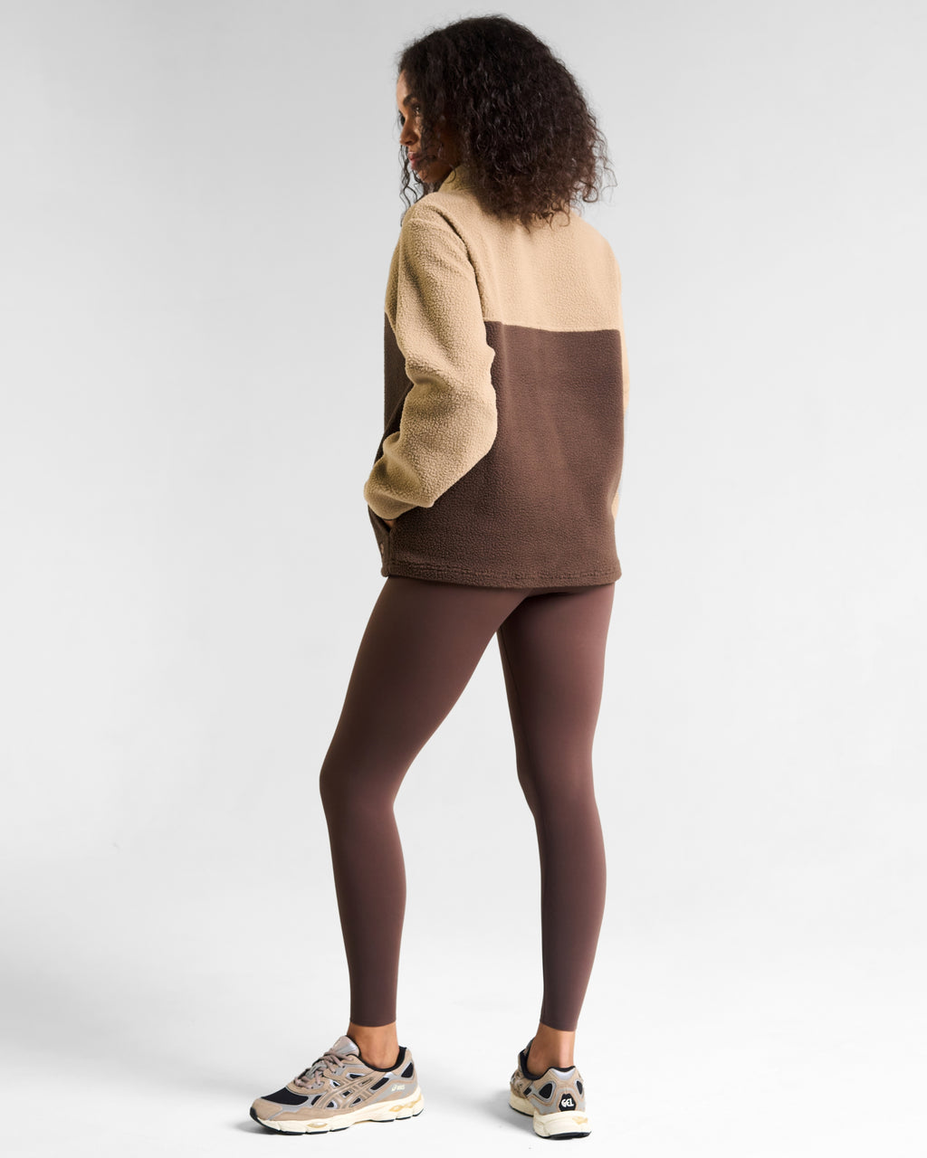 Ascend Half Snap Fleece Sandy Taupe