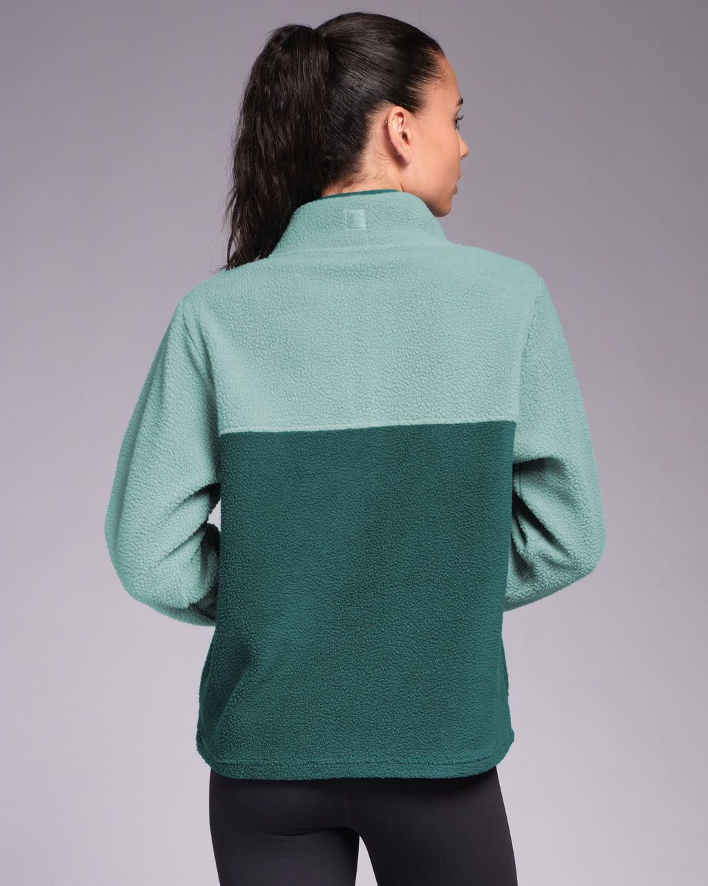 Ascend Half Snap Fleece Dusty Turquoise