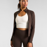 All-Day-Wear Zip Up Jacket Espresso