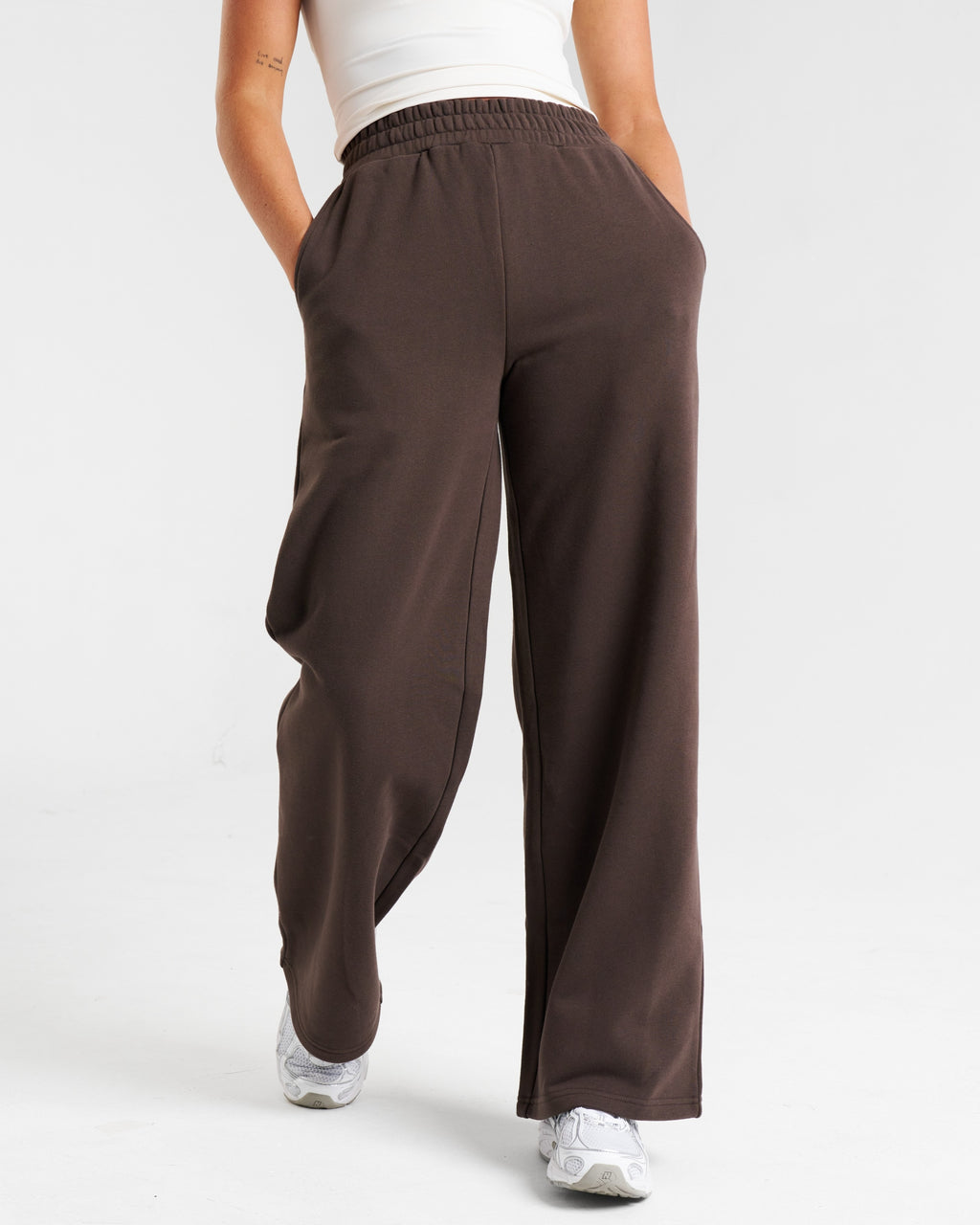 Clubhouse Relaxed Straight Leg Joggers Espresso