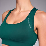 SOLID Seamless Sports Bra Jungle Green