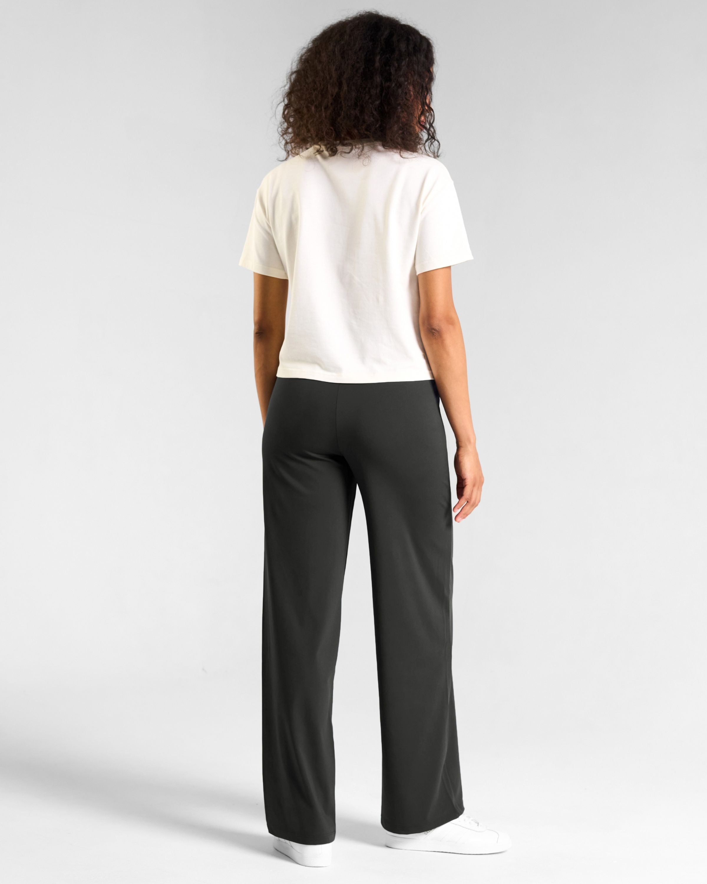 All-Day-Wear Wide Leg Trouser Asphalt Grey