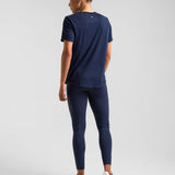 Core Lyocell Blend Active T-Shirt Outerspace Navy