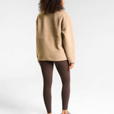 OUTSIDER Zip Up Fleece Sandy Taupe