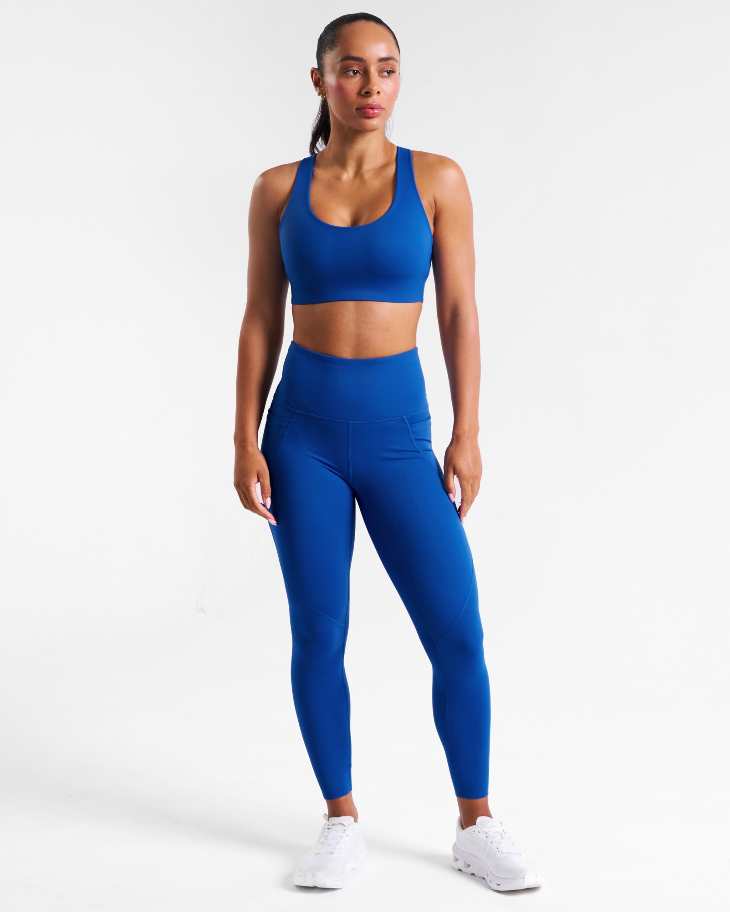 Sculpt Medium Support Sports Bra Cobalt Blue