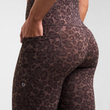Sculpt High-Waisted Leggings Leopard Brown