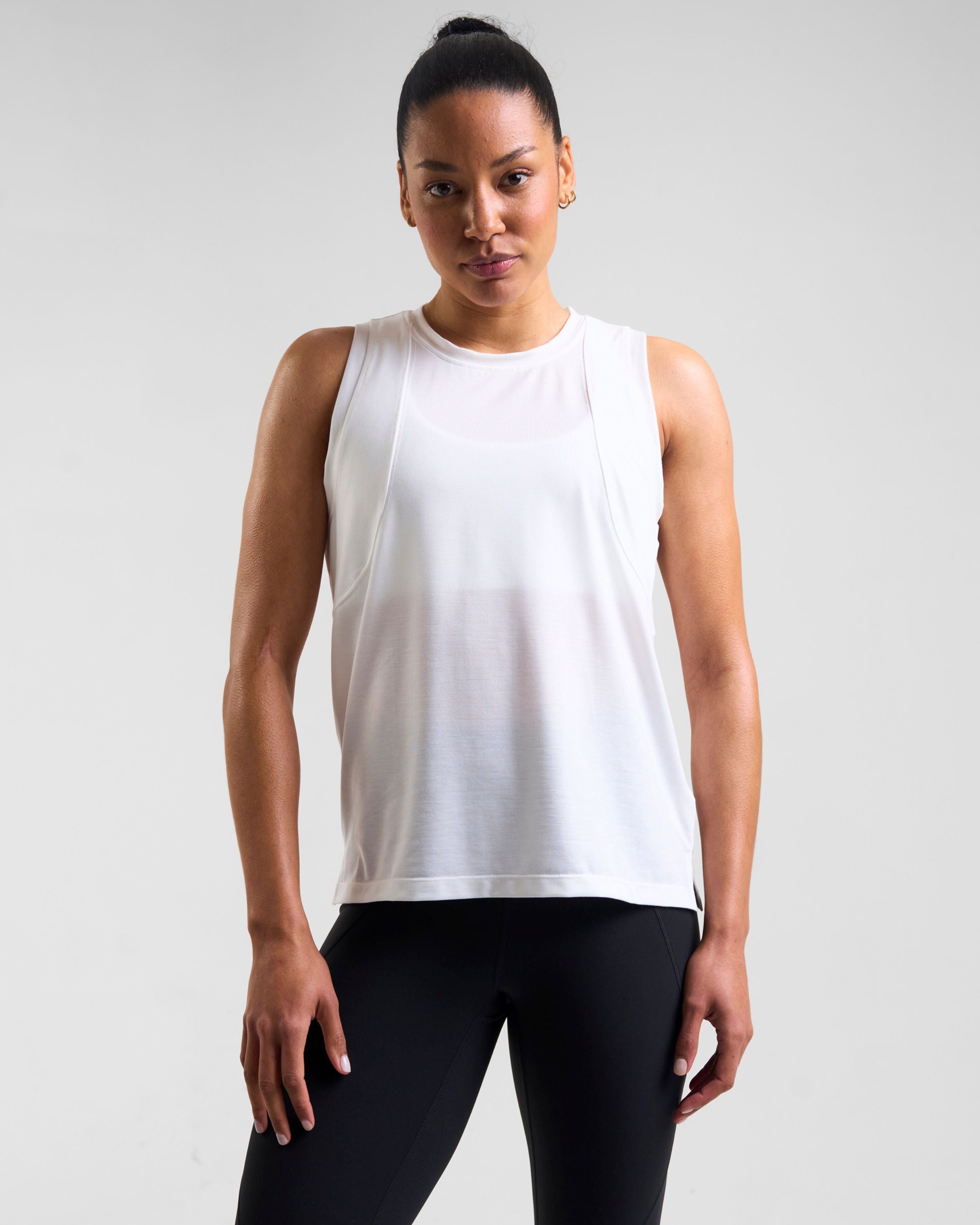 Core Lyocell Blend Active Vest White