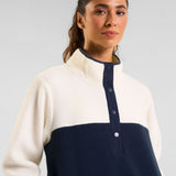 Ascend Half Snap Fleece Marshmallow