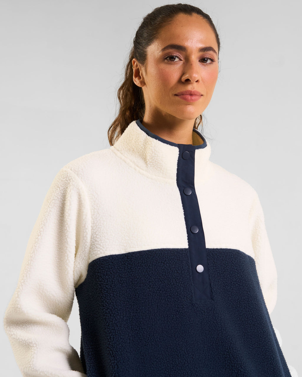 Ascend Half Snap Fleece Marshmallow