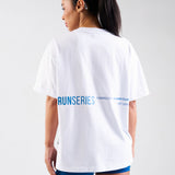 RUNSeries Printed Oversized T-Shirt White