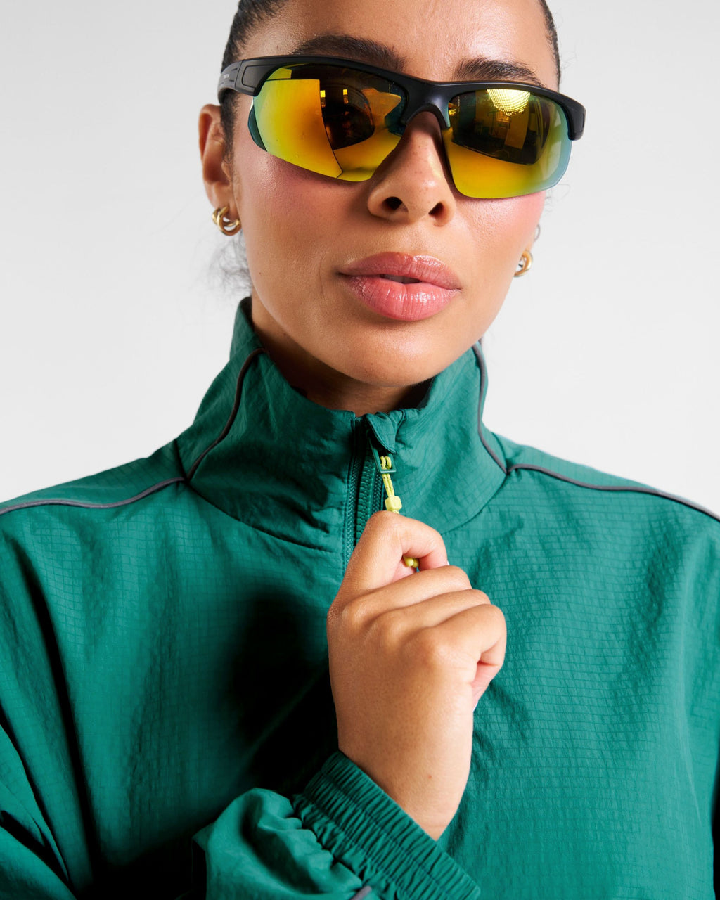RUNSeries Water Resistant Track Jacket Sea Green