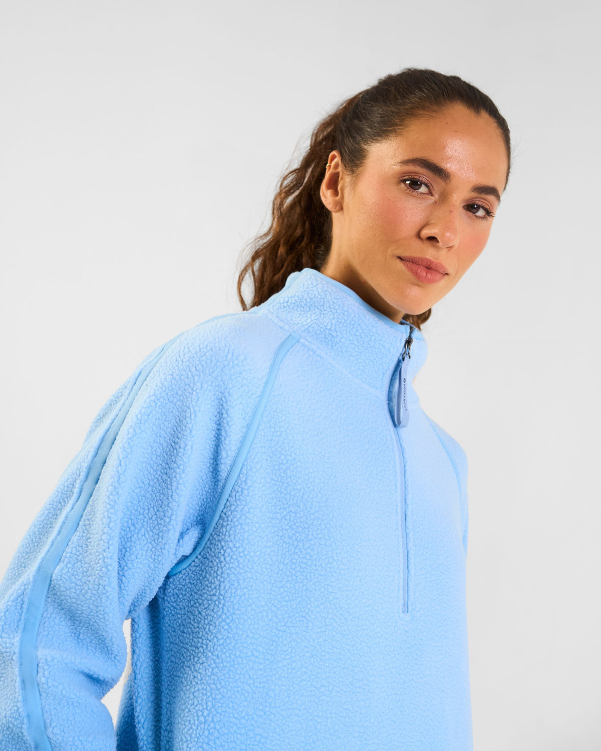 Ascend 1/4 Zip Fleece Cloud Blue