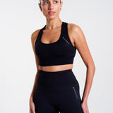 SOLID Seamless Sports Bra Black