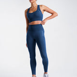 SOLID Seamless Leggings Dark Blue