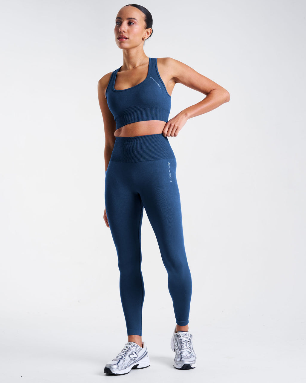 SOLID Seamless Leggings Dark Blue