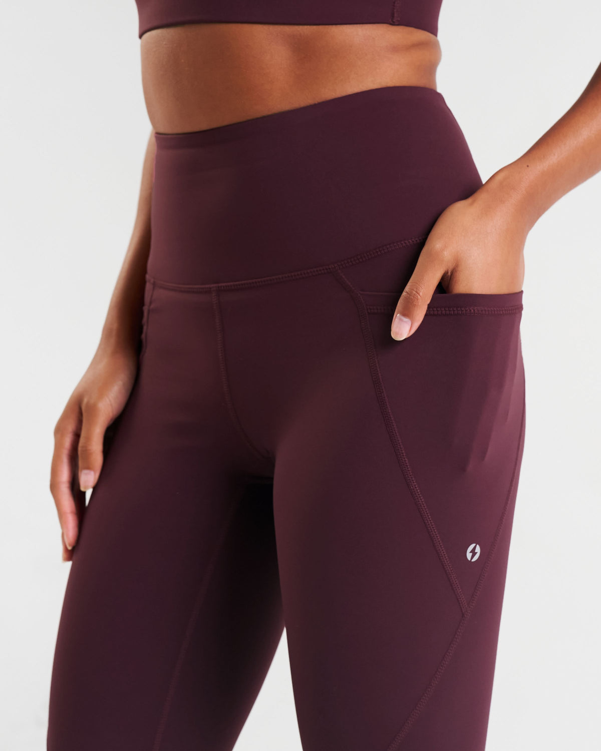 Sculpt High-Waisted Leggings Dark Burgundy