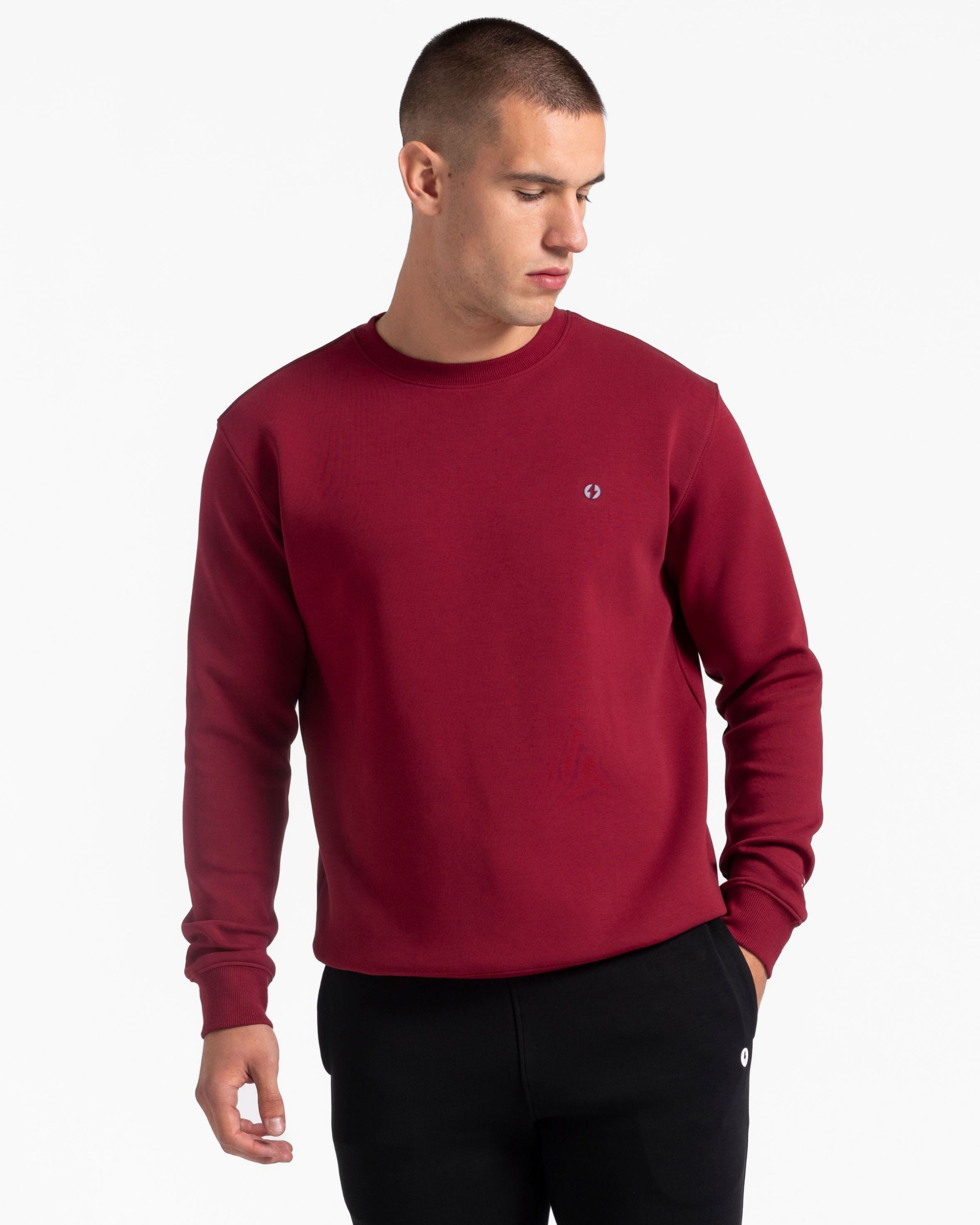 tek//pak Men's Crew Neck Burgundy