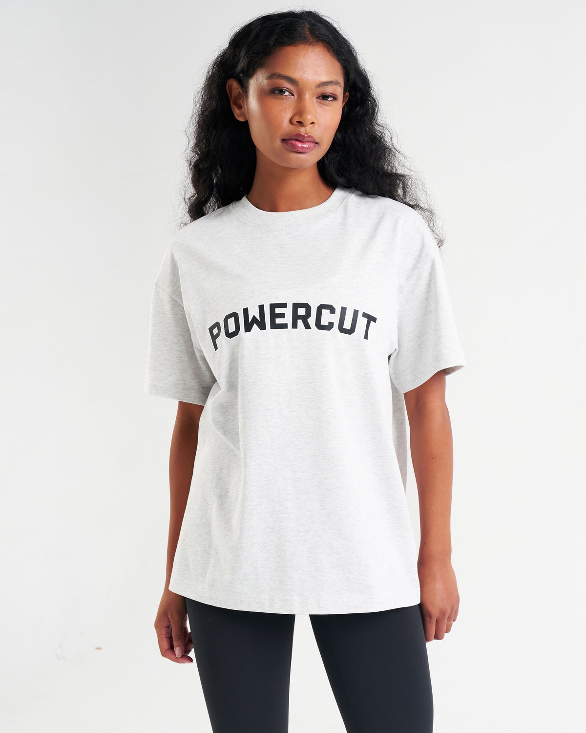 Clubhouse Oversized T-Shirt Light Grey Marl