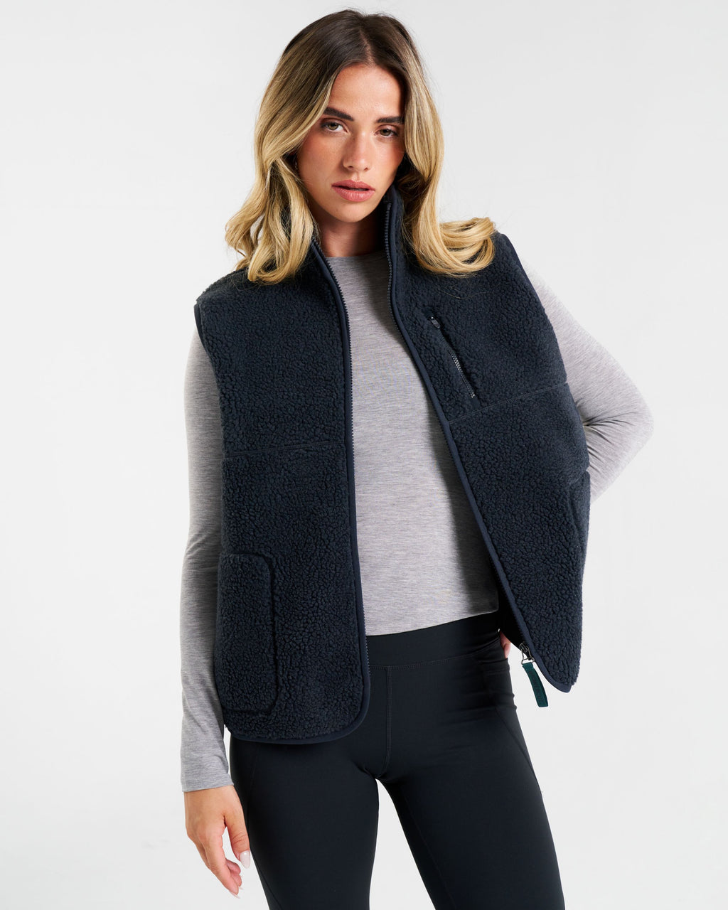 Summit Borg Fleece Gilet Carbon Grey