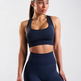 SOLID Seamless Sports Bra Outerspace Navy