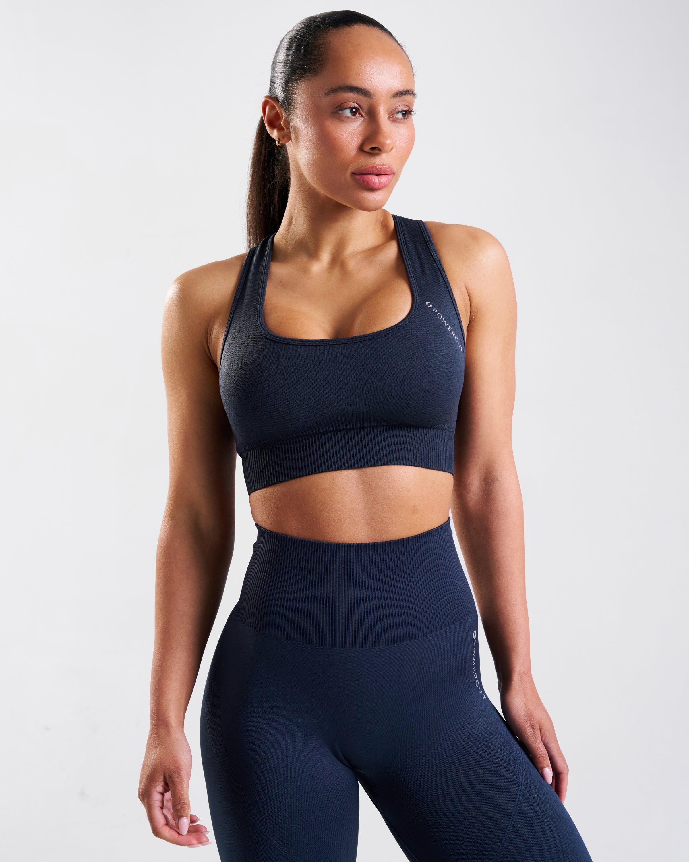 SOLID Seamless Sports Bra Outerspace Navy