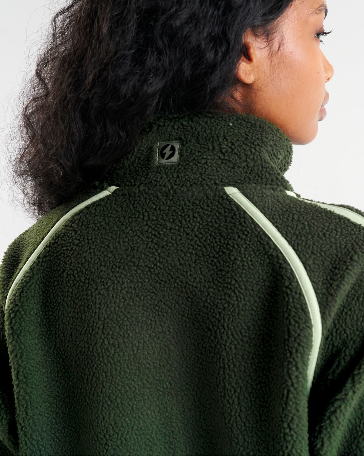 Ascend Quarter Zip Fleece Forest Green