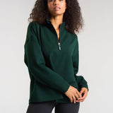 All-Day-Wear Half Zip Sweatshirt Heritage Green