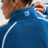 Ascend 1/4 Zip Fleece Dark Blue